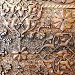 Iranian wood carving side table - Tavakol brand