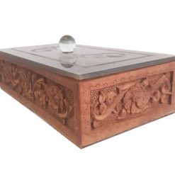 wood carving box - Iranian monabat kari box