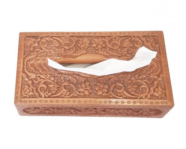 Wood Carving Tissue box made by mohammad mehdi tavakol