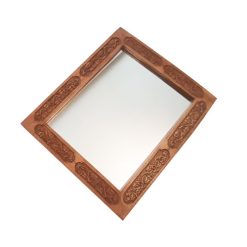 Wood Carving Rectangular Mirror at handicrafts365.com