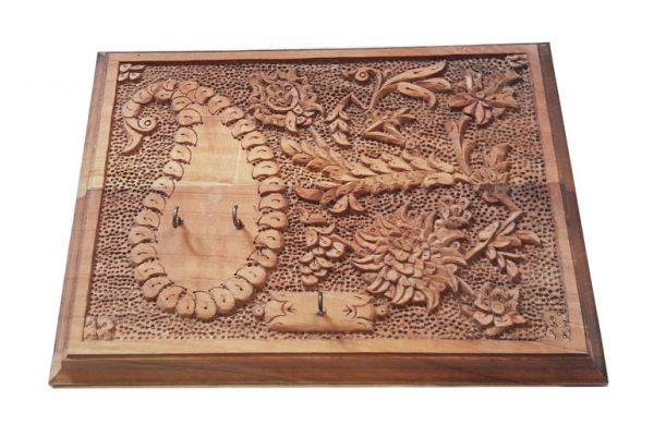 Rectangular Wood Carving Key Holder made by mohammad mehdi tavakol