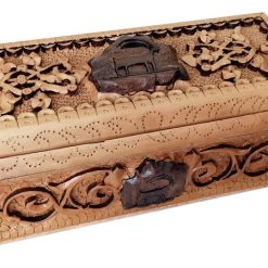 Wood Carving Box (Petroglyph)