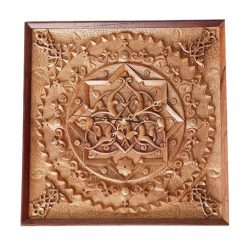 Wood Carving Clock (Heaven) - Handicrafts365.com